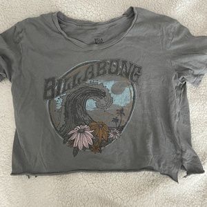 billabong crop tee